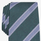 Tasso Elba Men's Classic Stripe Silk Tie Green Size Regular