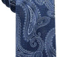 Tasso Elba Men's Classic Paisley Silk Tie Navy Size Regular