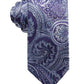 Tasso Elba Men's Classic Paisley Silk Tie Purple Size Regular