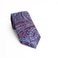 Tasso Elba Men's Classic Paisley Silk Tie Red Size Regular