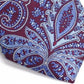 Tasso Elba Men's Classic Paisley Silk Tie Red Size Regular