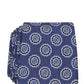 Tasso Elba Men's Classic Medallion Silk Tie Navy Size Regular