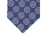 Tasso Elba Men's Classic Medallion Silk Tie Navy Size Regular