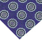 Tasso Elba Men's Classic Medallion Silk Tie Purple Size Regular