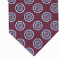 Tasso Elba Men's Classic Medallion Silk Tie  Red Size Regular