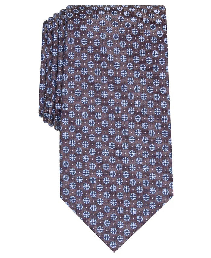Tasso Elba Men's Classic Neat Silk Tie Blue Size Regular