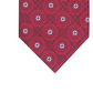 Tasso Elba Men's Medallion Silk Tie Red Size Regular