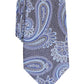 Tasso Elba Men's Paisley Silk Tie Gray Size Regular