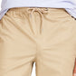 Alfani Men's Drawstring Pants Sand Suede Size Medium