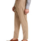 Tasso Elba Men's Classic-Fit Stretch Tropical Weight Dress Pants Beige Size Medium
