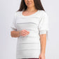 Maison Jules Women's Puff-Sleeve Sweater Bright White Size X-Small