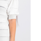Maison Jules Women's Puff-Sleeve Sweater Bright White Size X-Small