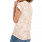 Style & Co Women's Medallion Graphic-Print T-Shirt Pink Size 2 Extra Large