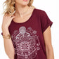 Style & Co Women's Graphic T-Shirt Purple Size Small