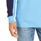 Club Room Men's Regular-Fit Colorblocked 1/4-Zip Sweatshirt Blue Size Large