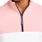 Club Room Men's Regular-Fit Colorblocked 1/4-Zip Sweatshirt Pink Size Extra Large