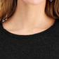 Style & Co Women's Twist-Front Top Black Size Medium