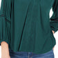 Style & Co Women's Lace-Back Crochet Top Green Size Medium