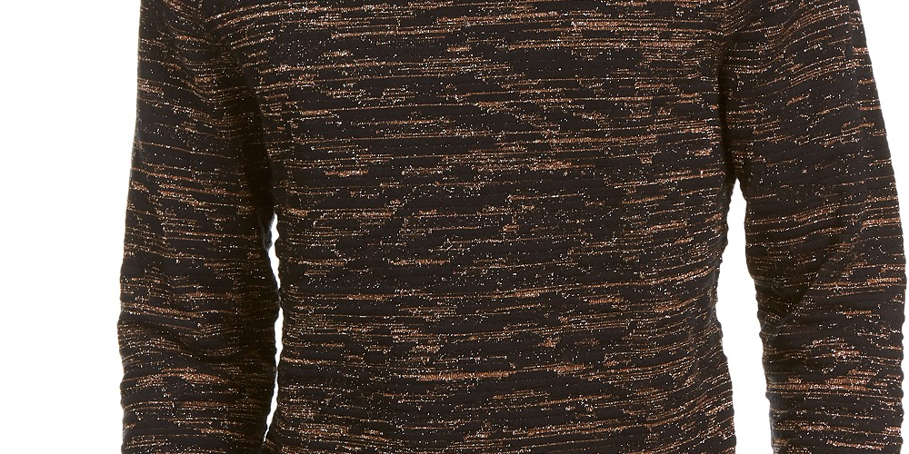 INC International Concepts Men's Onyx Turtleneck Sweater Black Size Large