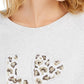 Style & Co Women's Cotton Graphic Sweatshirt Gray Size Small