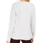 Style & Co Women's Cotton Graphic Sweatshirt Gray Size Large
