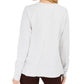 Style & Co Women's Cotton Graphic Sweatshirt Gray Size X-Large