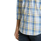 Club Room Men's Plaid Shirt Yellow Size Medium