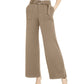 INC International Concepts Women's Plus Size Utility-Pocket Wide-Leg Pants Brown Size 16W