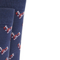 Bar III Men's Heart Socks Navy Size Regular
