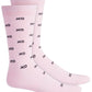 Bar III Men's Xo Socks Med Pink Size Regular