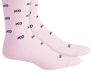Bar III Men's Xo Socks Med Pink Size Regular