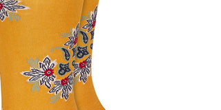 Bar III Men's Floral Socks  Yellow Size Regular