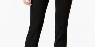 Style & Co Women's Curvy Boot-Cut Jeans  Black Size 2