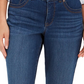 Style & Co Women's Skinny Curvy Jeans Turq Aqua Size 12