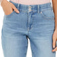 Style & Co Women's Distressed Curvy Jeans Blue Size 6