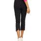 Charter Club Women's Capri Tummy-Control Skinny Pants Black Size 14