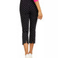 Charter Club Women's Capri Tummy-Control Skinny Pants Black Size 4