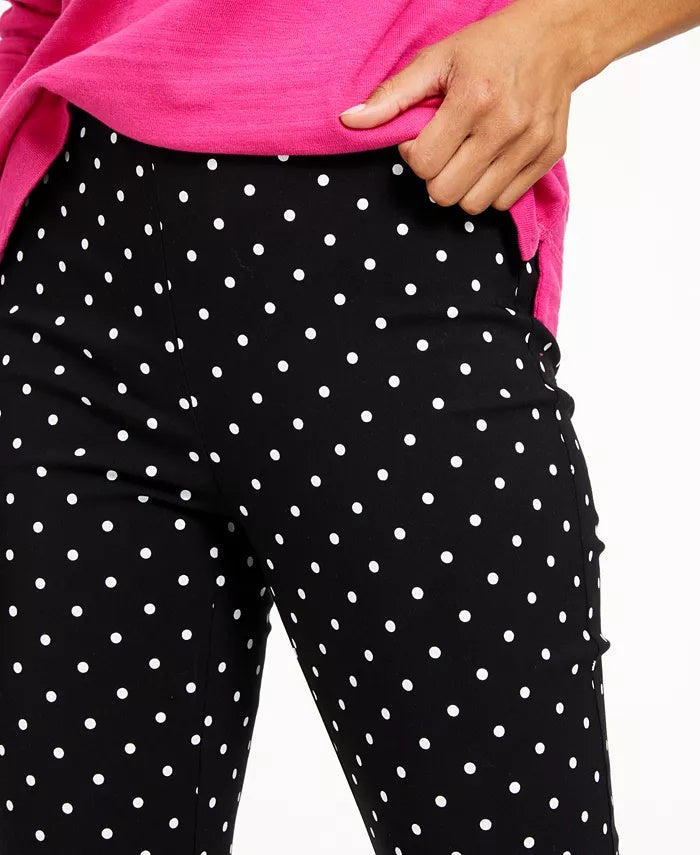 Charter Club Women's Capri Tummy-Control Skinny Pants Black Size 18