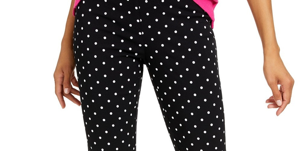 Charter Club Women's Capri Tummy-Control Skinny Pants Black Size 18