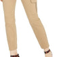 INC International Concepts Women's Petite Skinny Utility Pants Brown Size 8P