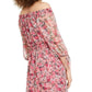 INC International Concepts Women's Off-The-Shoulder Maxi Dress Pink Size Small