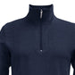 Karen Scott Women's Half-Zip Top Black Size Medium