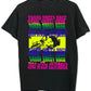 Merch Traffic Men's Neon Snoop Dogg Graphic T-Shirt Black Size Medium
