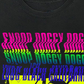 Merch Traffic Men's Neon Snoop Dogg Graphic T-Shirt Black Size Medium