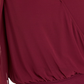 Thalia Sodi Women's Sheer-Sleeve Embellished Top Bright Red Size Medium