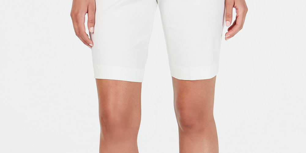 Thalia Sodi Women's Pull-On Shorts White Size Small