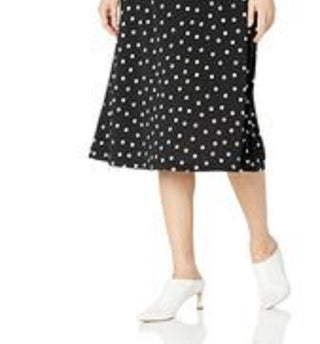 Kasper Women's A-Line Midi Skirt Charcoal Size Small