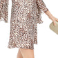 INC International Concepts Women's Animal-Print Shift Dress White Size 2
