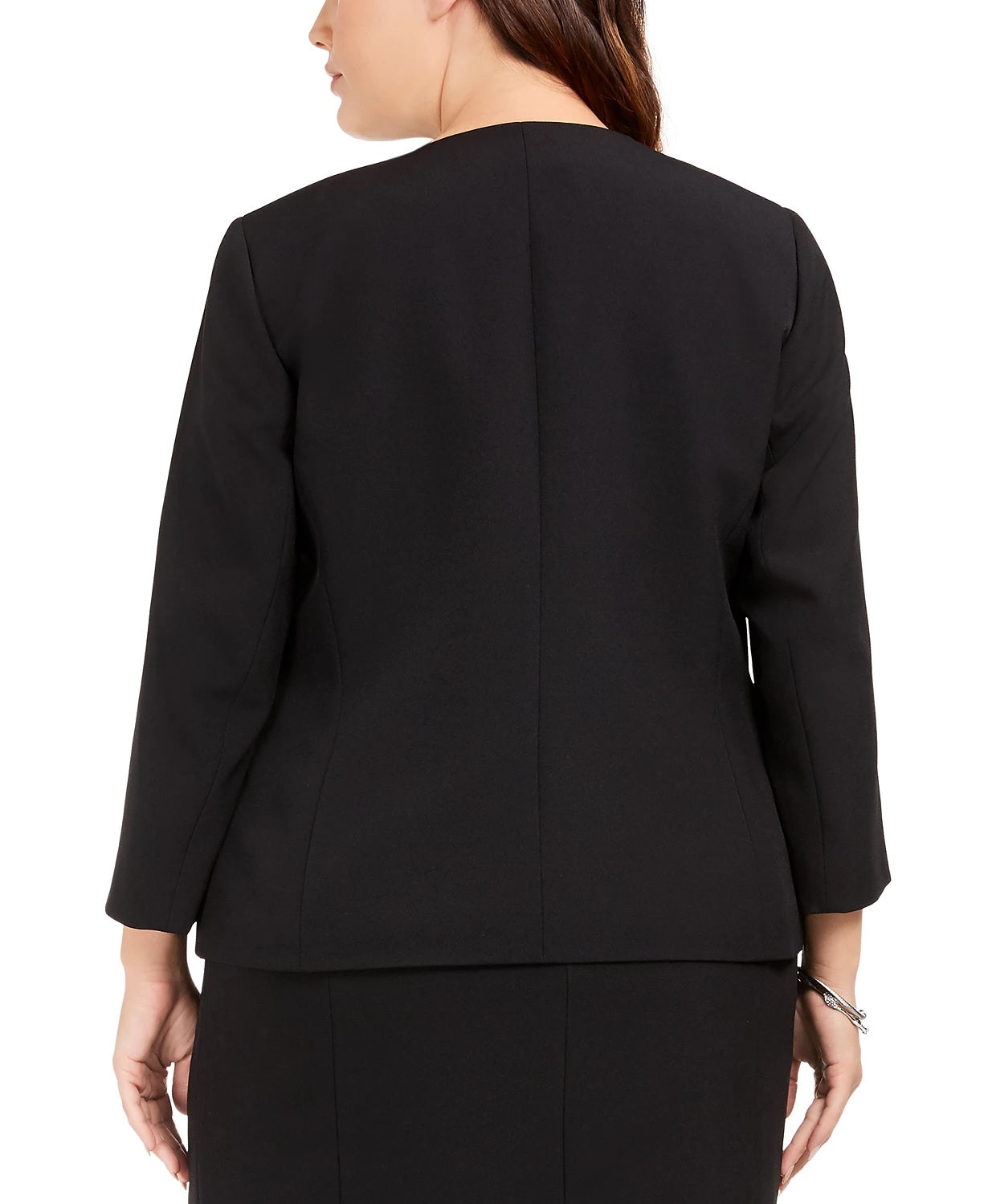 Kasper Women's Suit Wear To Work Jacket Black Size Petite Small