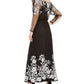 INC International Concepts Women's Embroidered Off-The-Shoulder Maxi Dress Black Size 12
